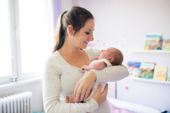 Indoors Mother and Baby